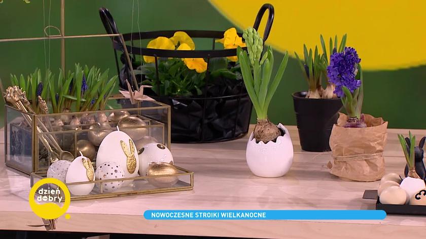 ozdoby dekoracje stroik wielkanoc 