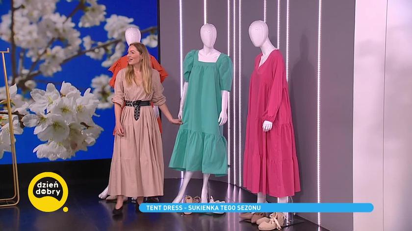 tent dress, sukienka na wiosnę, sukienka na lato