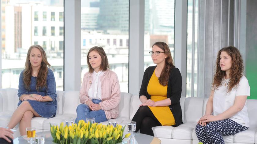 Kamila Gołdyka, Sylwia Wodzińska, Aleksandra Sobiech i Michalina Ferencz