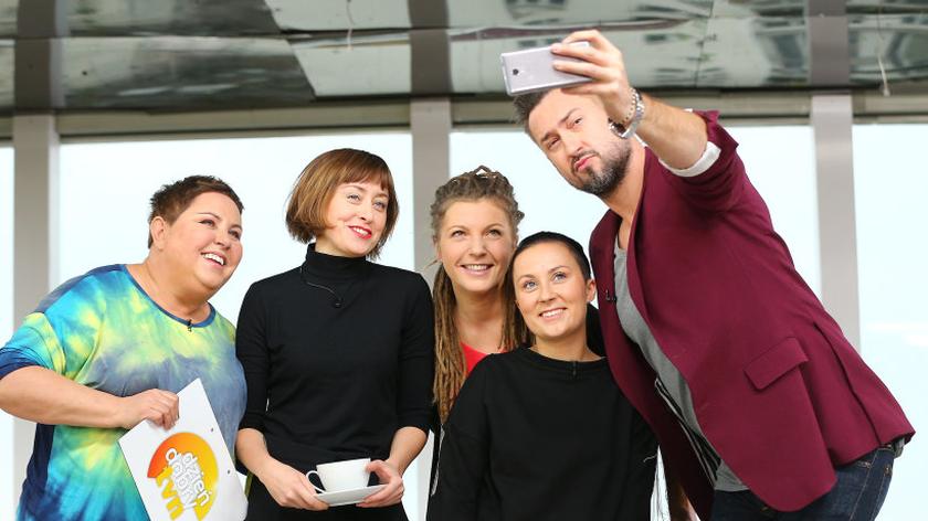 Dorota Wellman, Marcin Prokop, Katarzyna Jagiełło oraz Natalia i Paulina Przybysz	