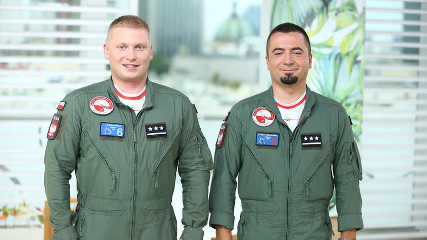 Por. Marcin Kossakowski i por. Mateusz Kubiak