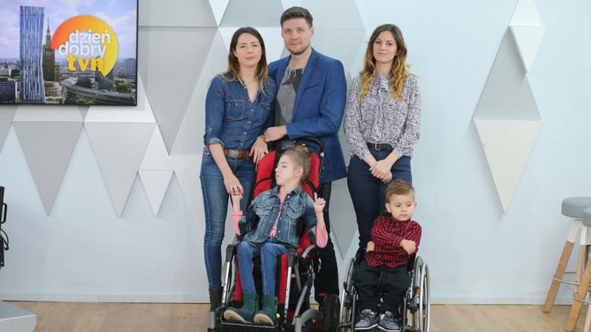 Arkadiusz Sadłoń, Marzena Sadłoń, Ilona Nowacka, Damian Nowacki i Julia Nowacka