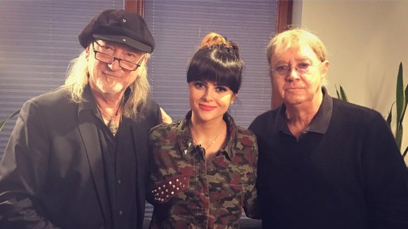 Roger Glover i Ian Paice z Deep Purple oraz Gabi Drzewiecka