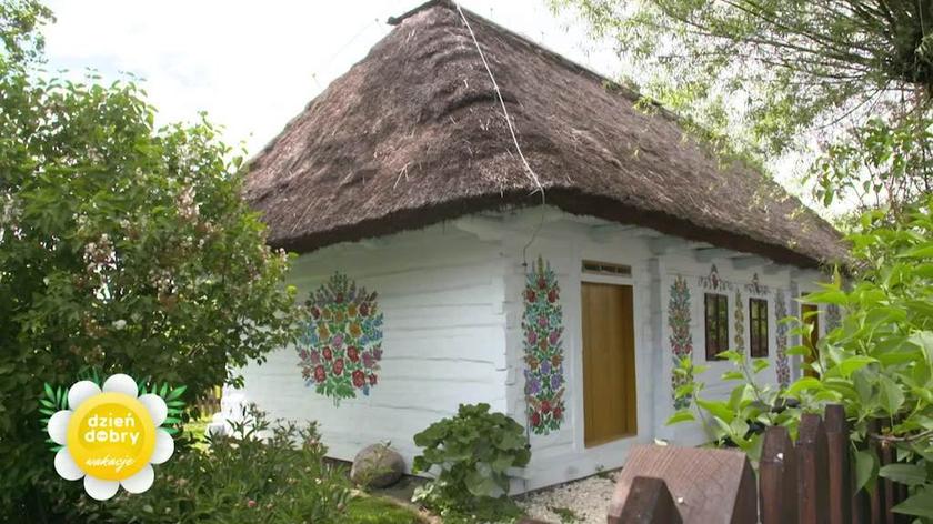 Zalipie, zdobiony dom w Zalipiu