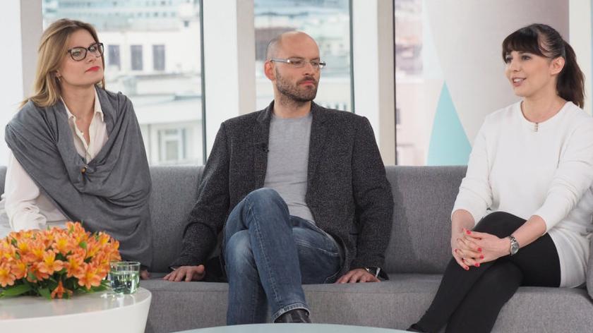 Julita Czarnecka, Anna Głogowska i Ludwik Borkowski