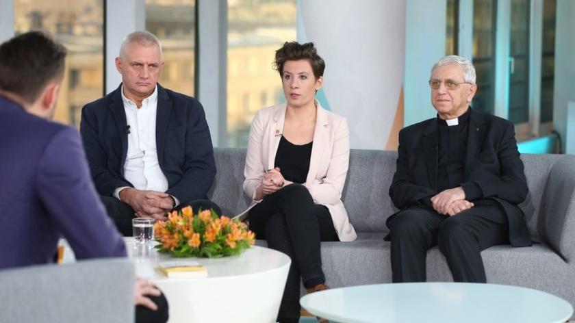 Justyna Kopińska, Marek Lisiński i Adam Żak