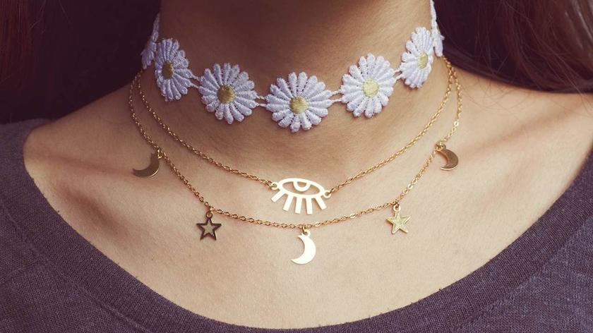 choker, chokery, naszyjniki, wisiorki, biżuteria, szyja