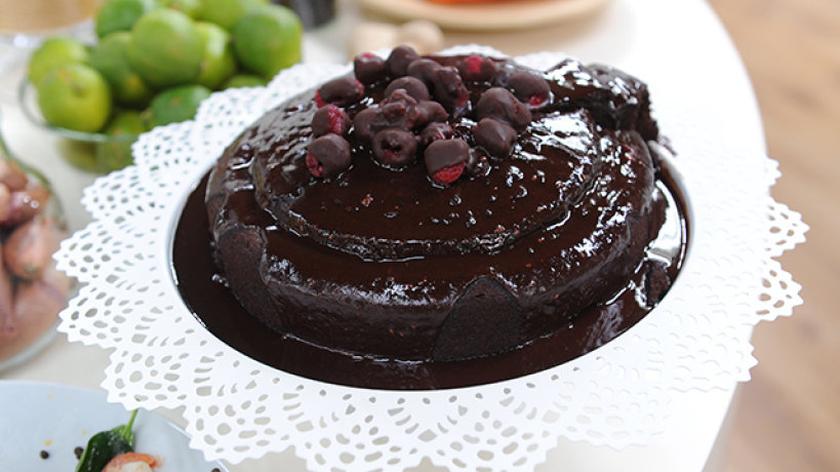 Czekoladowe ciasto z fasoli