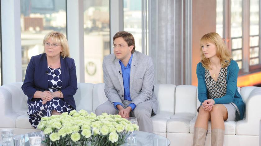 Małgorzata Myśliwiec, Piotr Trzonkowski i Natalia Marek –Trzonkowska