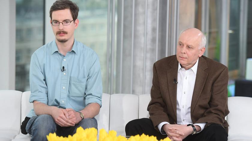 prof. Marek Krzysztof Janiak i Łukasz Karolewski