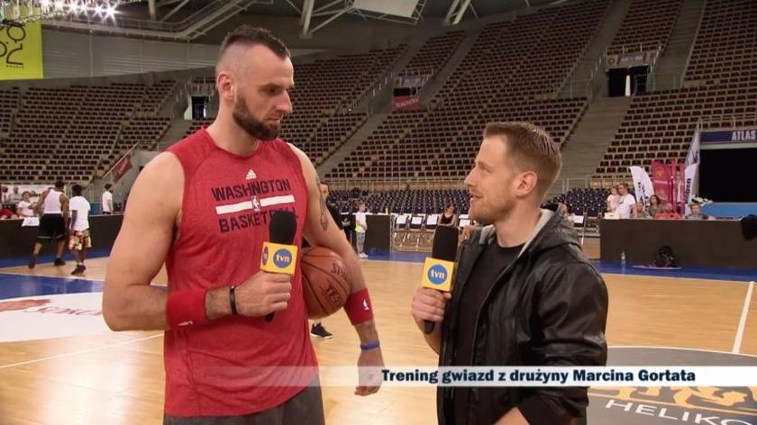 Marcin Gortat i Robert Stockinger