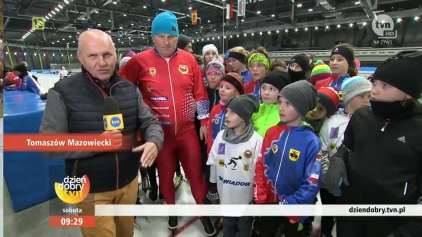 Tomasz Zubilewicz na lodowisku