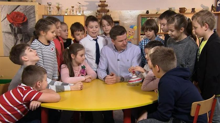 Filip Chajzer i dzieci