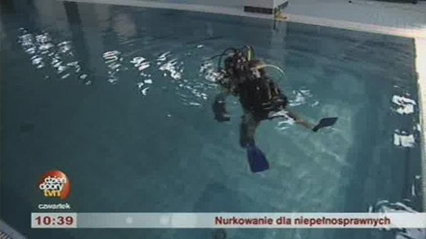 Niepełnosprawni nurkowie