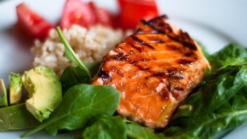 Sałatka ze szpinaku