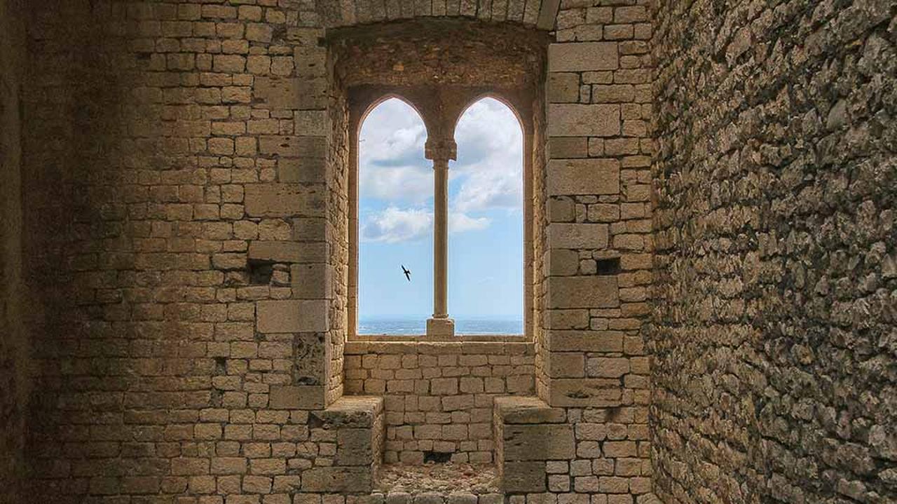 okno w zamku 