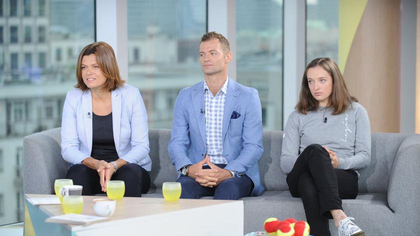 Iga Świątek, Mariusz Fyrstenberg i Magdalena Rejniak-Romer