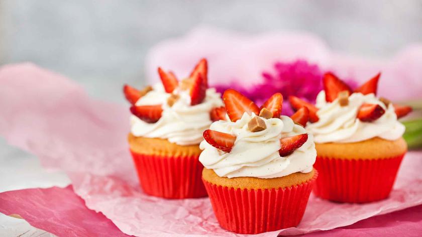 muffinki z truskawkami