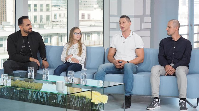 Emilia Nowak, Patryk Niekłań, i Francois Martineau i Agustin Egurrola