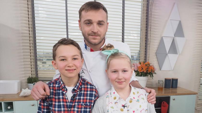 Mateusz Gessler, Karol Migdałek i Iga Kawczak 