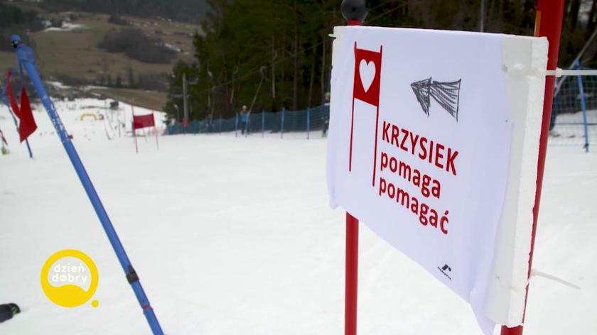 Logo Krzysiek pomaga pomagać