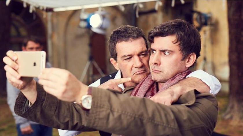 Antonio Banderas i Marcin Tyszka