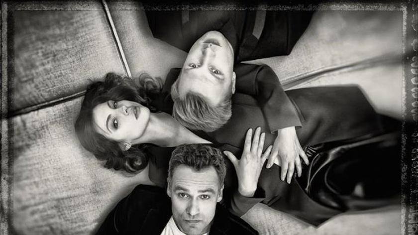 Karolina Gorczyca, Jakub Wesołowski i Jan Wieczorkowski, fot. Kalendarz Dżentelmeni 2016