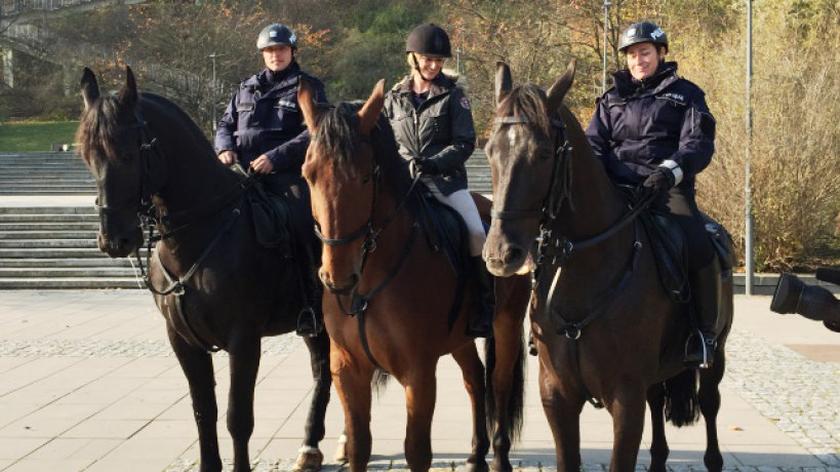 Patrol konny i Ula Chincz