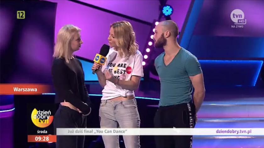 Aleksandra Borkowska, Katarzyna Olubińska i Stefano Silvino