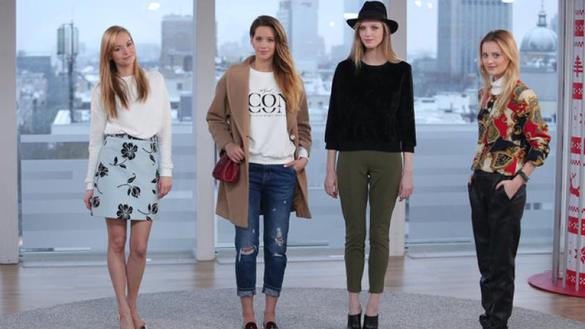 Claudia Adaszewska i modelki w bluzach