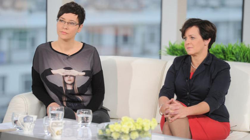 Dorota Łosiewicz i Joanna Kluzik-Rostkowska