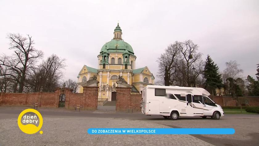 Podróże kamperem. Michał Cessanis w Wielkopolsce. 