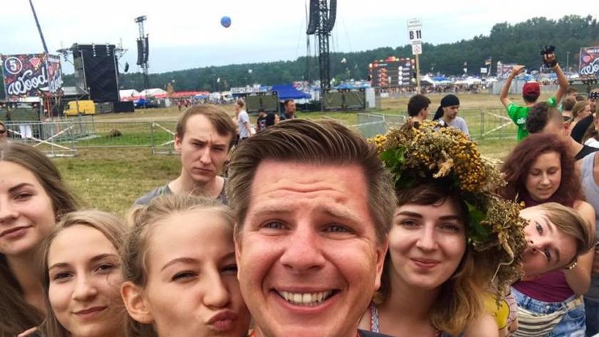 Filip Chajzer na Woodstocku