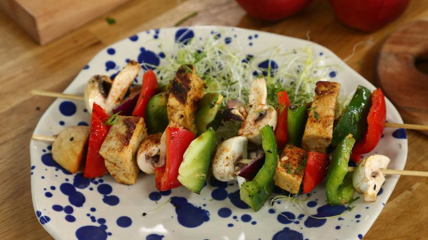 Szaszłyki z tofu