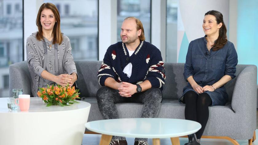 Grażyna Wolszczak, Katarzyna Kępka i Sebastian Stankiewicz