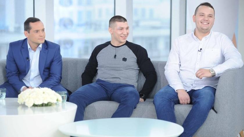Hubert Migaczew, Damian Chmielewski i Mateusz Tryc