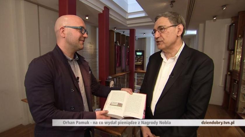 Marcin Sawicki i Orhan Pamuk