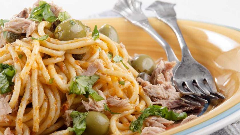 Spaghetti z tuńczykiem