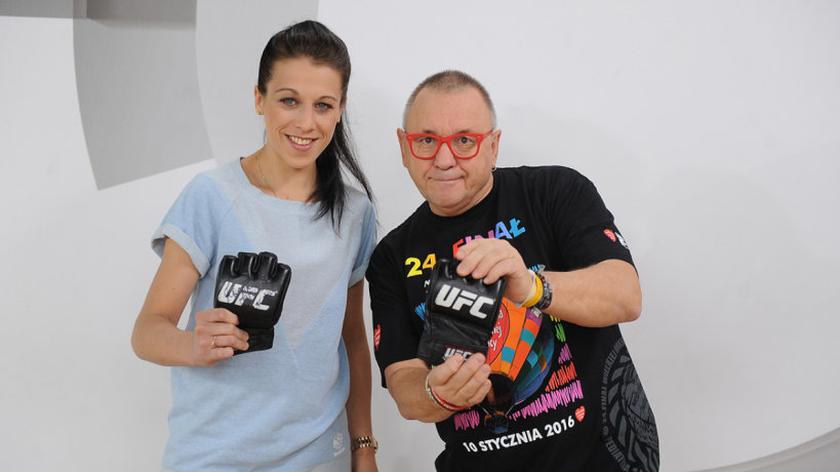 Joanna Jędrzejczyk i Jurek Owsiak