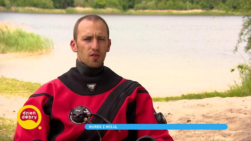 Marcel Korkuś nurek, dwukrotny rekordzista Guinnesa