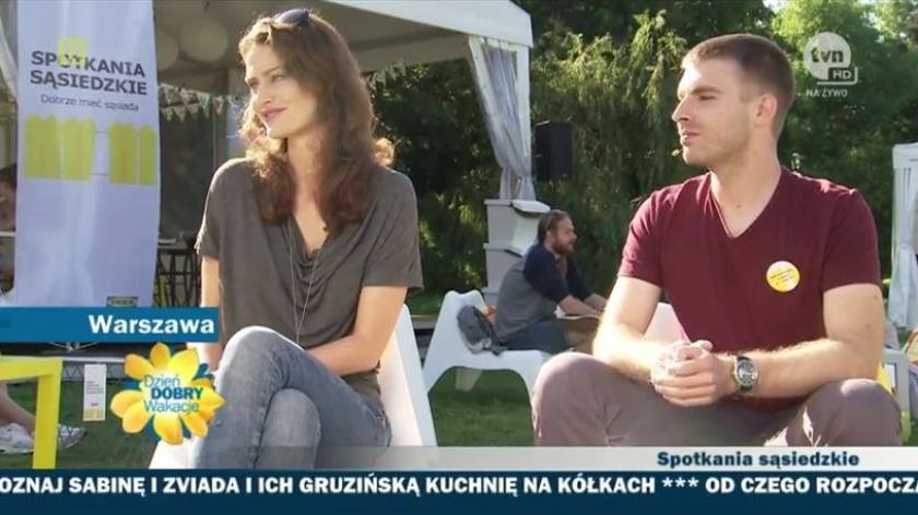 Rzeczniki Ikea Katarzyna Balashov oraz Grzegorz Łukasik