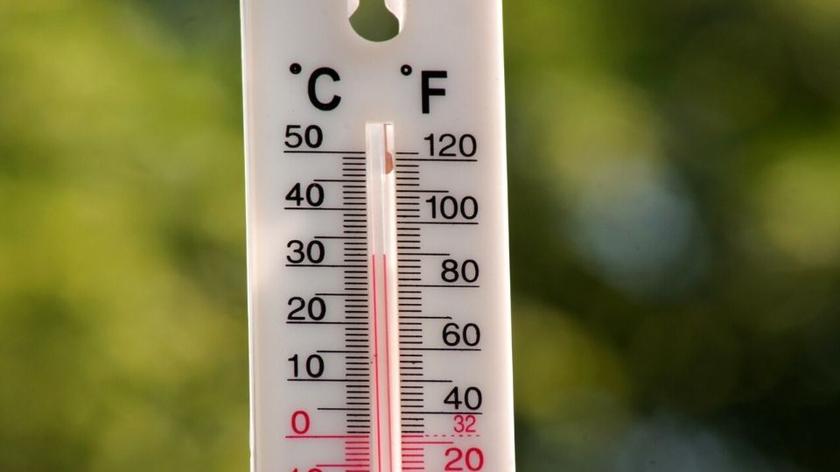 temperatura, termometr, pogoda, upał, lato