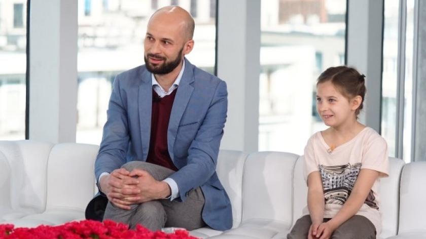 Marta Przybylska z tatą 