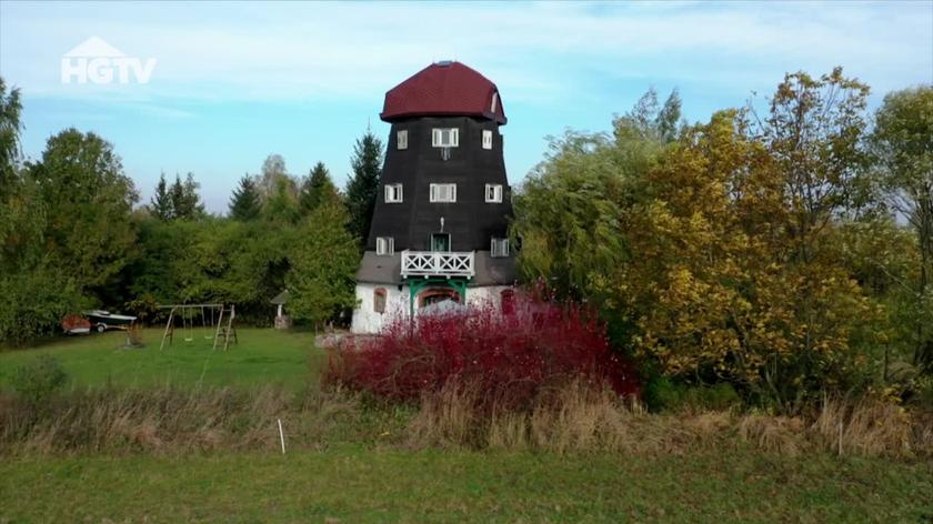 program "Niezwykłe miejsca", wiatrak na Mazurach