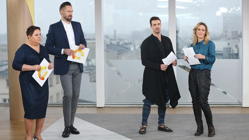 Dorota Wellman, Marcin Prokop, Małgorzata Ohme i Staszek Karpiel-Bułecka