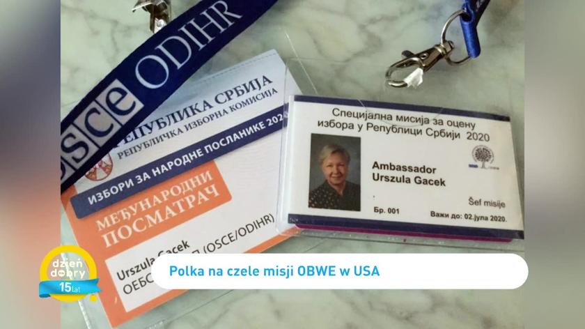 Urszula Gacek, szef misji OBWE