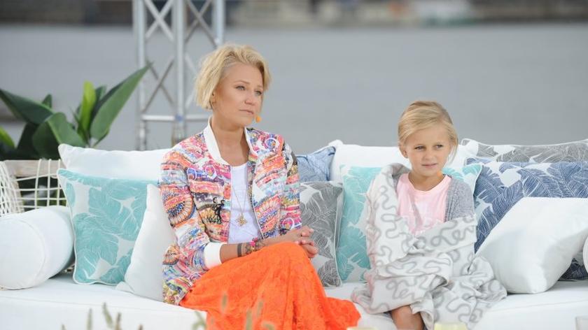 Daria Ładocha z córką 