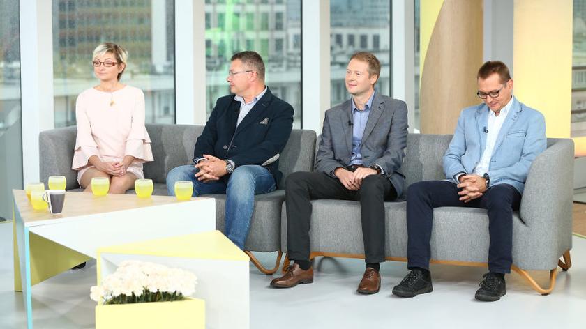 Pani Aneta, Marek Czekaj, Jacek Trompeta i Wojciech Chrobak