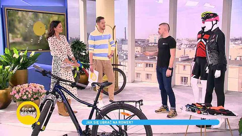 Mikołaj Pytel o tym, jak się ubrać na rower. 