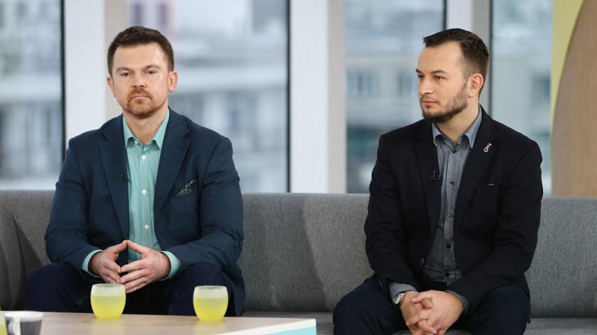 dr Jacek Górny i Ariel Szczotok